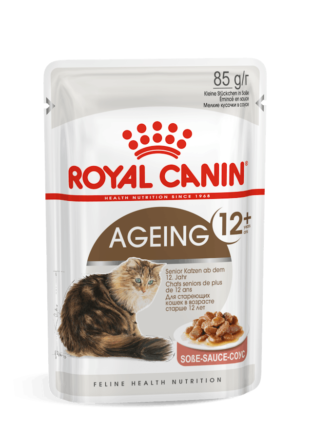 ROYAL CANIN® Ageing 12+ Thin Slices In Gravy, Wet Cat Food, 85g