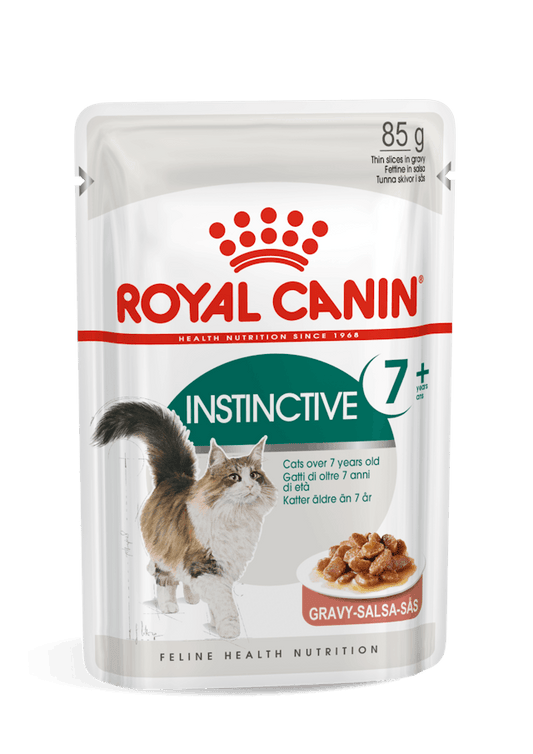 ROYAL CANIN® Instinctive 7+ Chunks In Gravy, Mitrā barība kaķiem, 85g