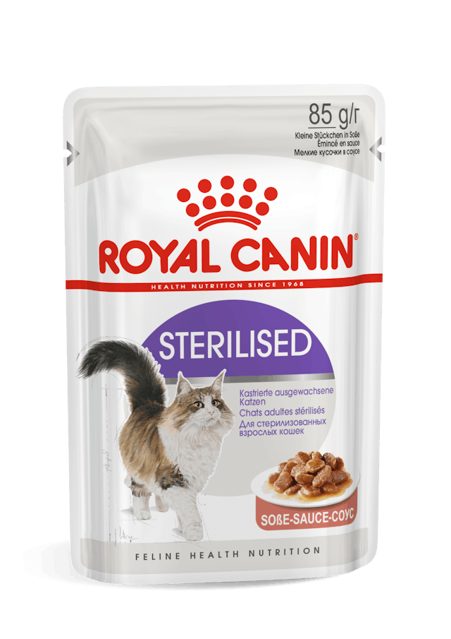ROYAL CANIN® Steriliserad Sås, Våtfoder för Katt, 85g