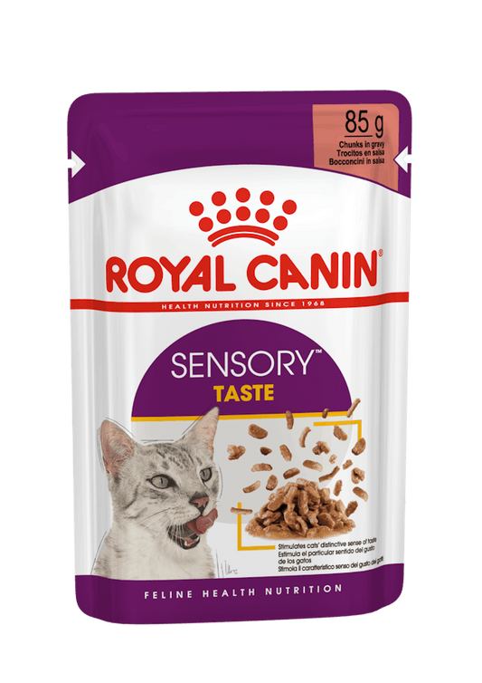 ROYAL CANIN® Sensory Taste Gravy, Mitrā barība kaķiem, 85g