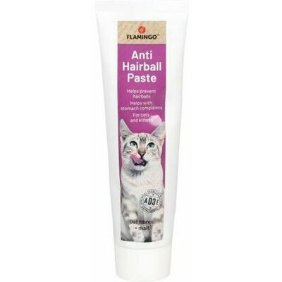 Flamingo ANTI-HAIRBALL PASTE 100gr -pasta pret matu kamoliem