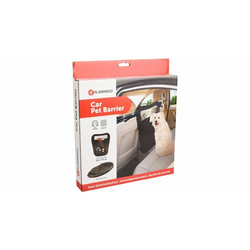Flamingo Car Barrier for Pets with Pockets