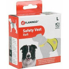 Flamingo Safety Vest L Size for Dogs Red Colour