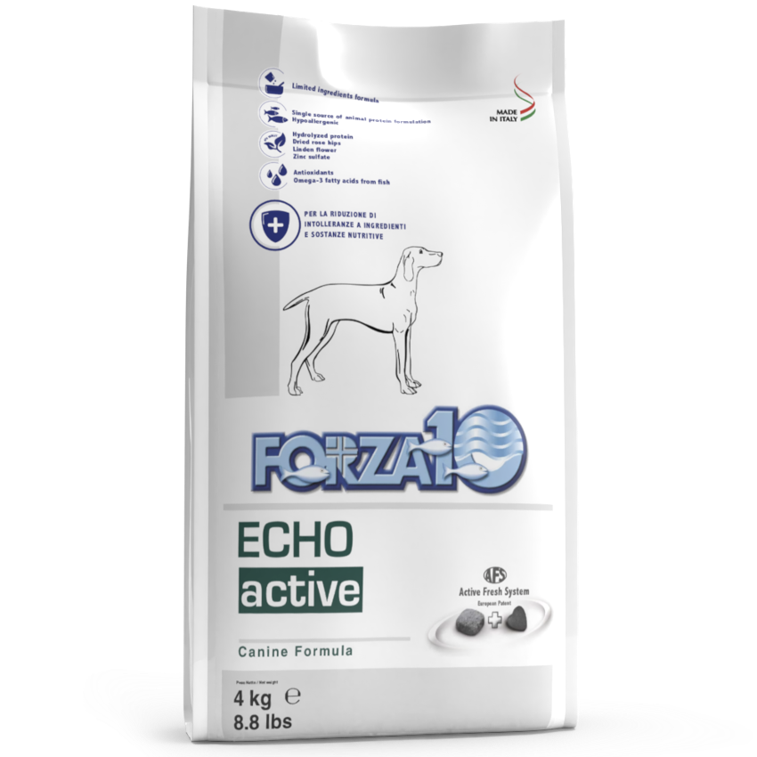 Forza10 Adult Dog Echo Active, Dry Dog Food With Fish, 10 kg