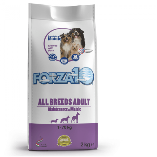 Forza10 Dog All Breeds Adult Maintenance Dry Dog Food With Pork, 2kg