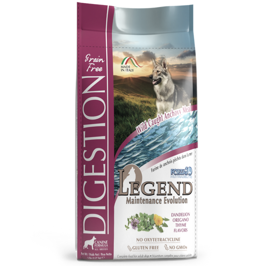 Forza10 Legend Digestion Complete and Balanced Dry Food for Adult Dogs With Anchovy, 6,8 kg