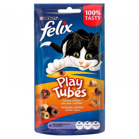 Purina Felix Play Tubes, Chicken and Liver, 50 g