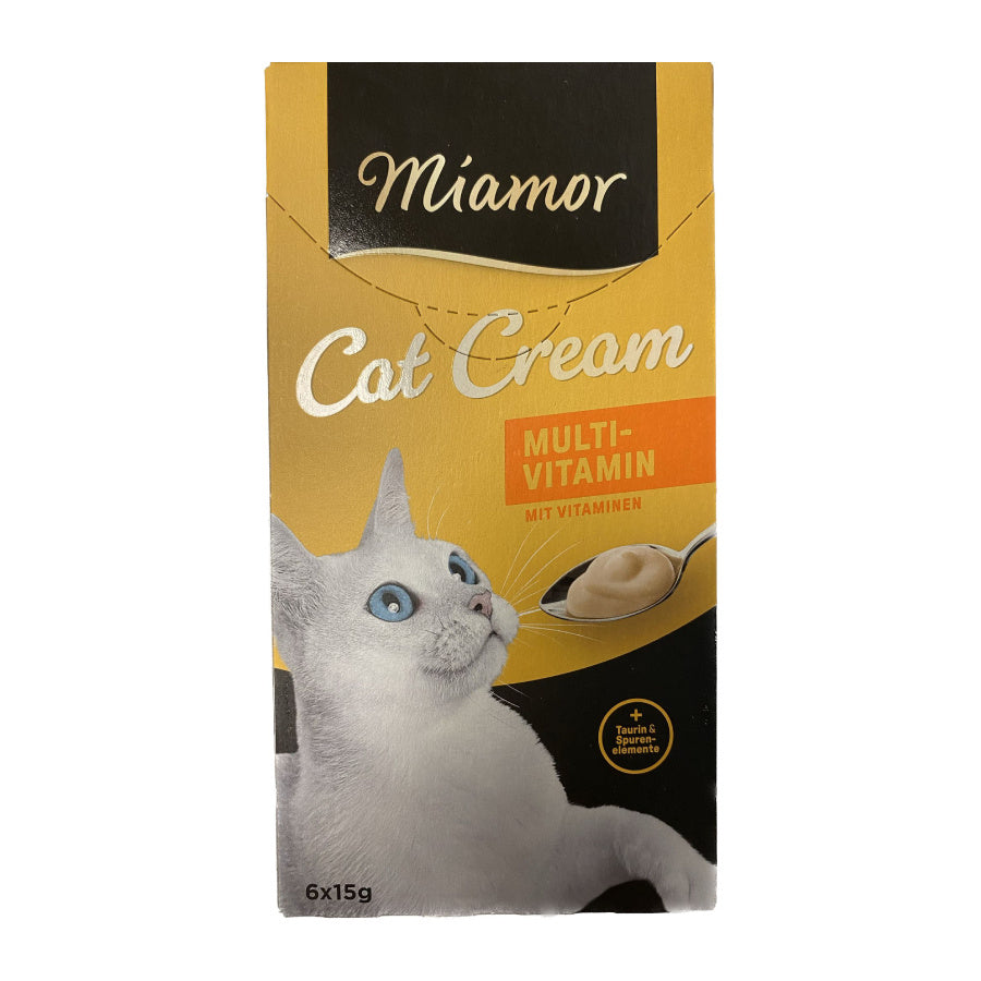 Miamor Multi Vitamin Cream Treats For Cats With Vitamins, 15g x 6