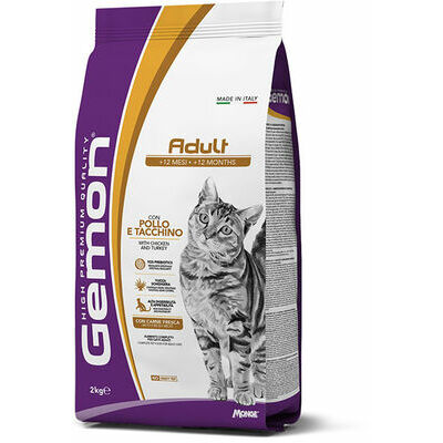 GEMON Cat Adult with chicken and turkey 7 kg