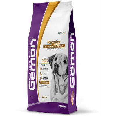 GEMON Dog ALL BREED Adult Regular with chicken and rice 20 kg - barība suņiem