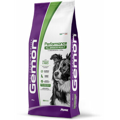 GEMON Dog ALL BREEDS Adult Performance with chicken and rice 20 kg - barība suņiem