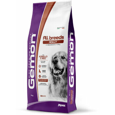 GEMON Dog ALL BREEDS Adult with lamb & rice 3 kg - barība suņiem