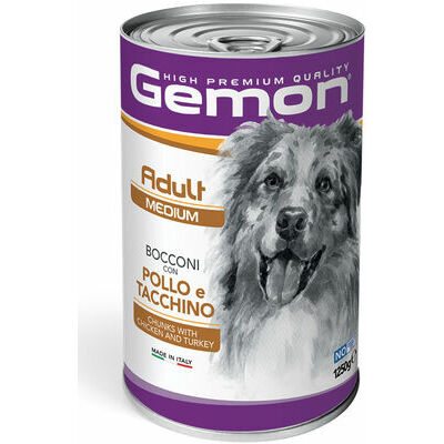 GEMON Dog chunkies Adult MEDIUM with chicken & rice 0.415 kg