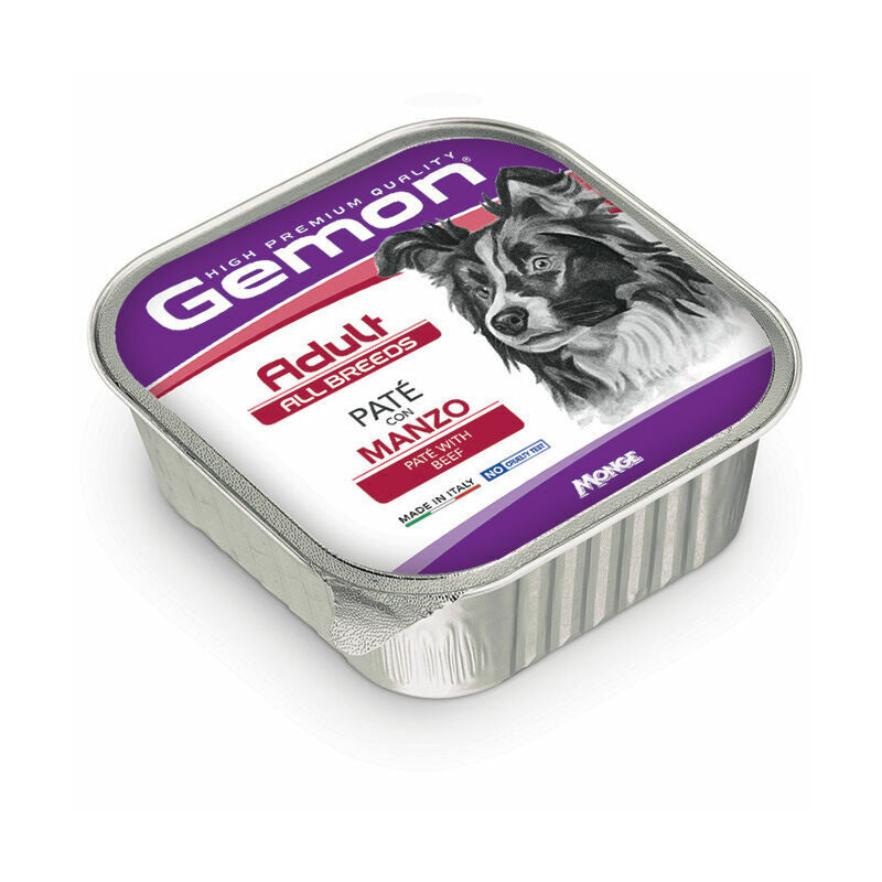 GEMON Dog pate Adult with beef 150 g Wet Dog Food