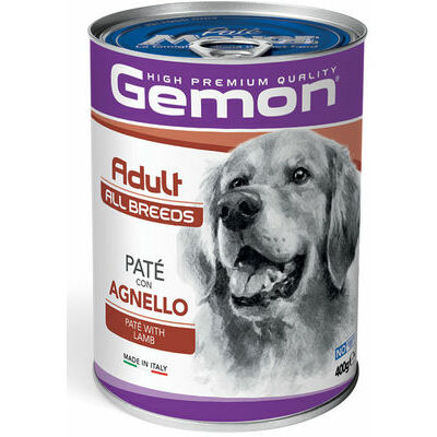GEMON Dog pate Adult with lamb 0.4kg Wet Dog Food