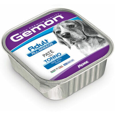 GEMON Dog pate Adult with tuna 150 g Wet Dog Food