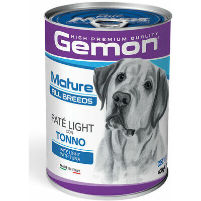 GEMON Dog pate Light with tuna 0.4kg Wet Dog Food
