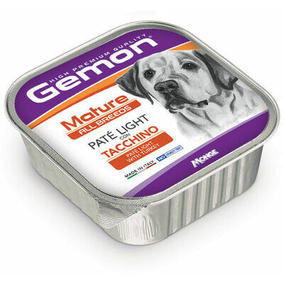 GEMON Dog pate Adult with turkey 150 g Wet Dog Food