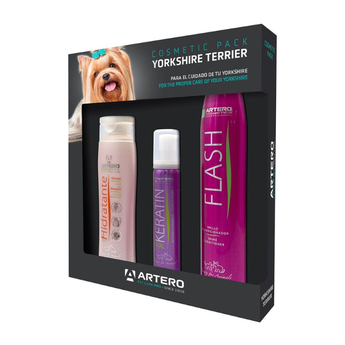 Artero Yorkshire Terrier Product Pack Grooming Set for Yorkshire Terrier