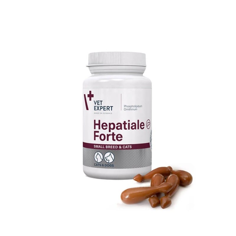 Vet Expert Hepatiale Forte Caps for Dogs and Cats 170mg, N40