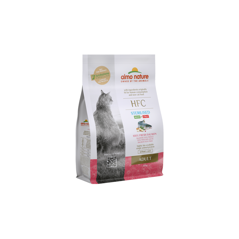 Almo Nature HFC Adult Dry Cat Food With Salmon, 300g