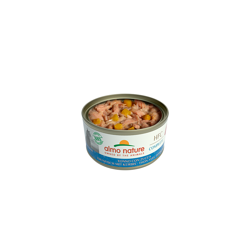 Almo Nature HFC COMPLETE Wet Cat Food With Tuna and Pumpkin, 70g