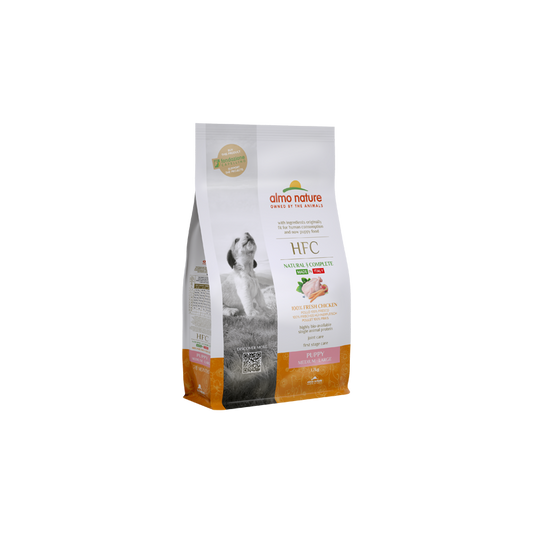 Almo Nature HFC PUPPY Dry Dog Food With Chicken, for M/L dogs, 1.2kg