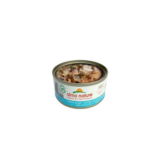 Almo Nature HFC JELLY Wet Cat Food With Seafood Cocktail in Jelly, 70g