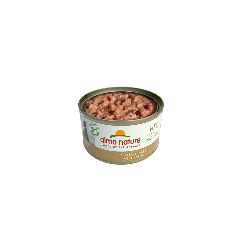 Almo Nature HFC Natural Canned Dog Food With Veal, 95g