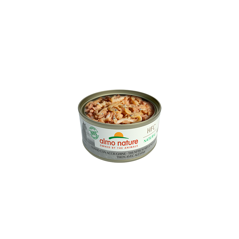 Almo Nature HFC NATURAL Wet Cat Food With Tuna and Chanterelles, 70g