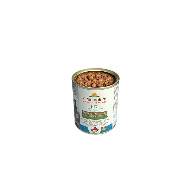 Almo Nature HFC Natural Canned Food For Dog With Tuna and Cod, 280g