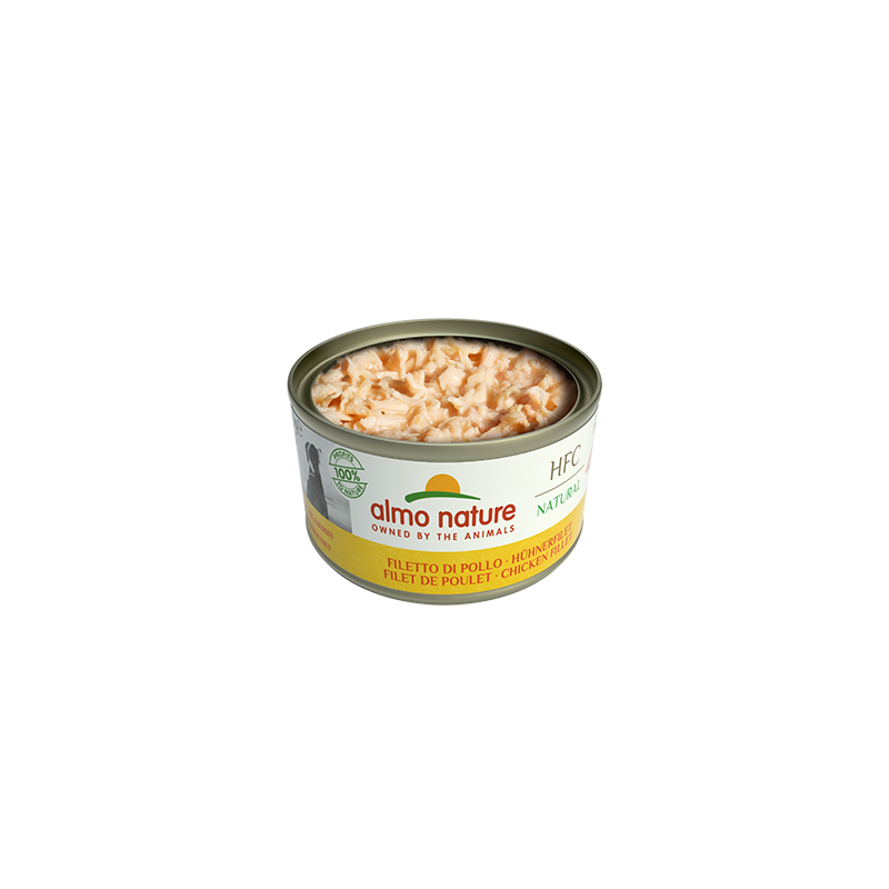 Almo Nature HFC Natural Canned Food For Dogs With Chicken Fillet, 95g