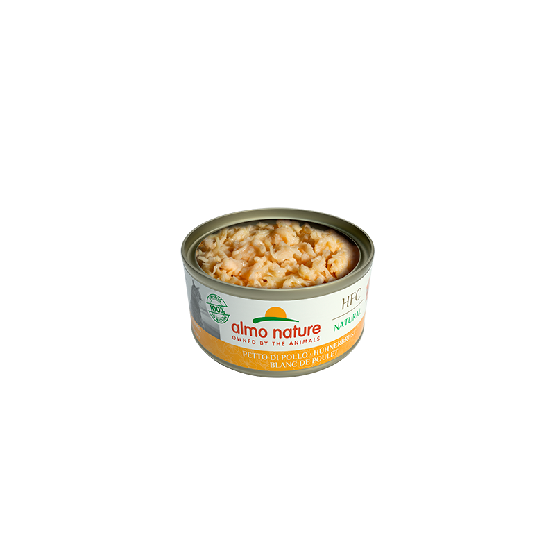 Almo Nature HFC NATURAL Mitrā barība kaķiem ar vistas krūtiņu, 70g