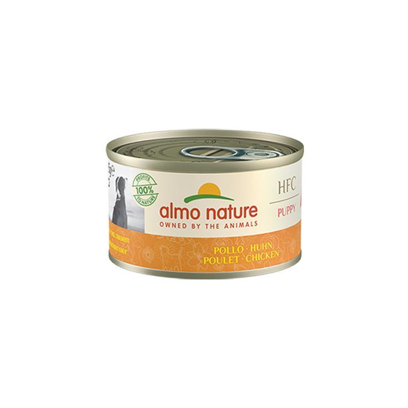 Almo Nature HFC Canned Food For Puppy With Chicken, 95g