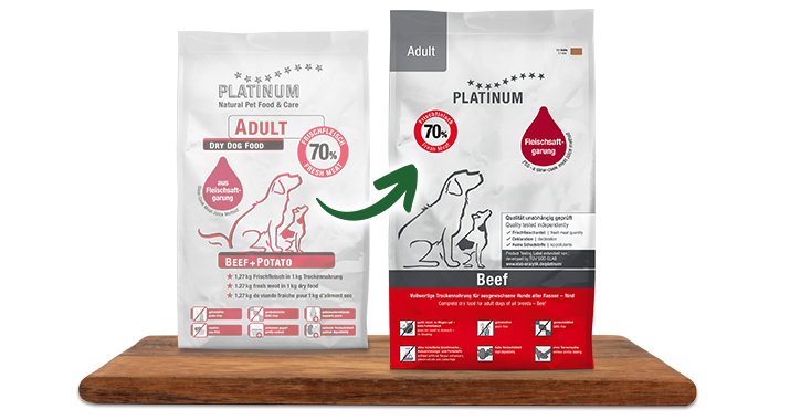 Platinum Adult Dry Dog Food With Beef and Potatoes, 5kg