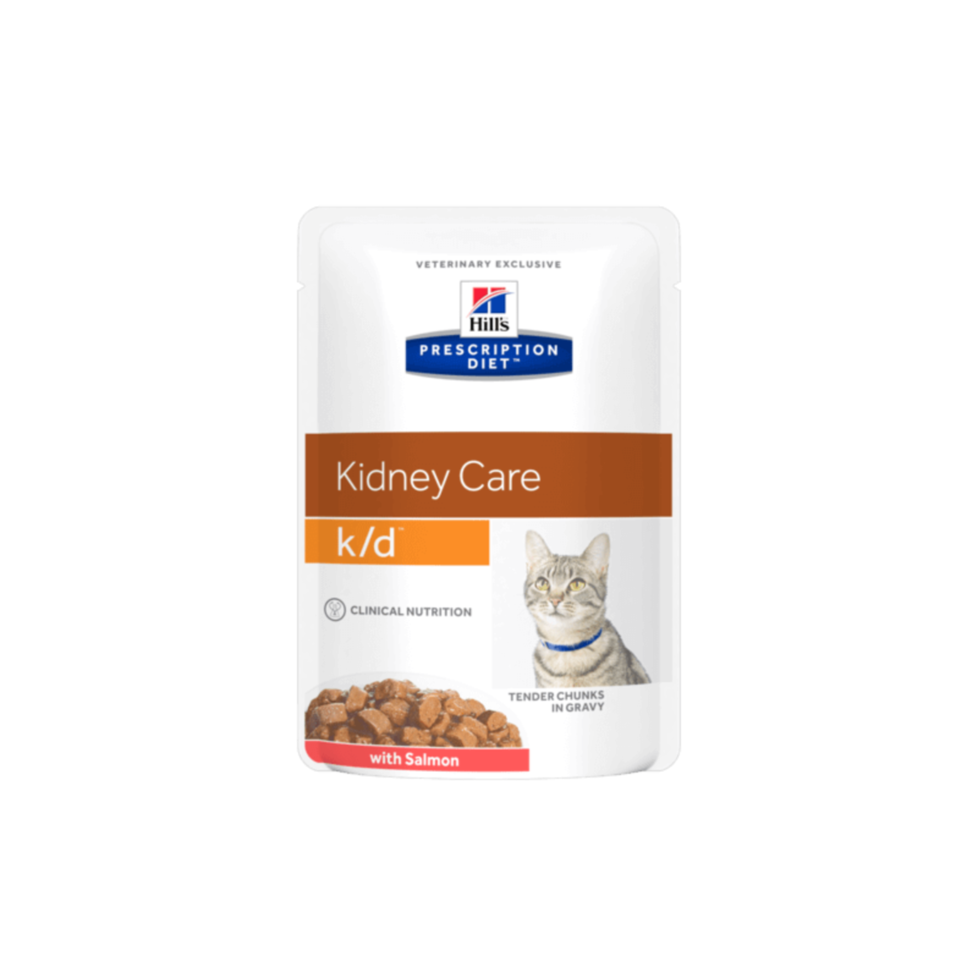 HILL'S k/d Kidney Support Nourriture humide pour chat au saumon, 85 g