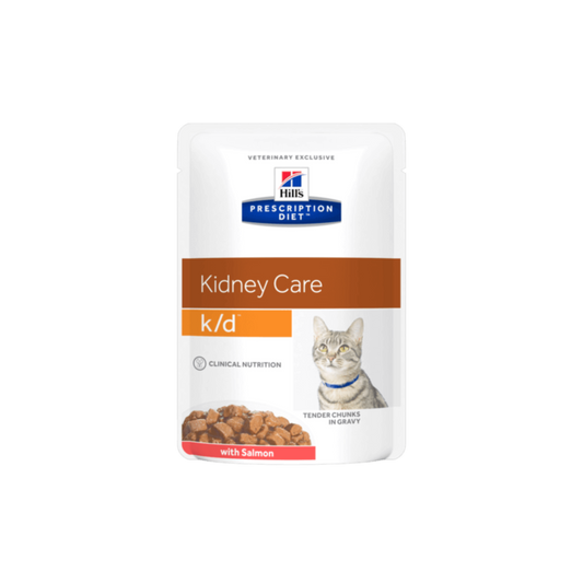 HILL'S k/d Kidney Support Cat Wet Food with Salmon, 85g