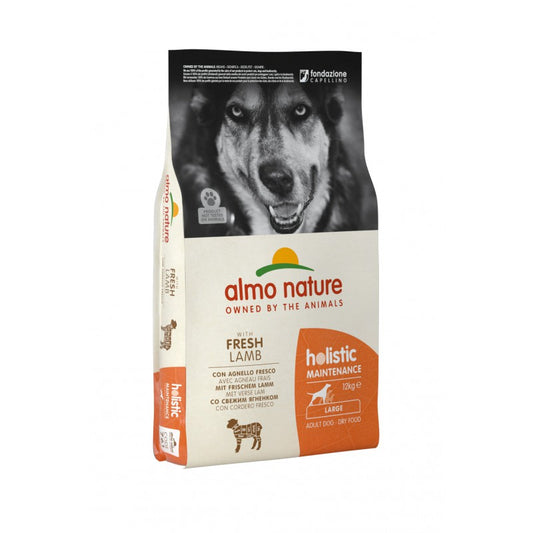 Almo Nature Holistic Maintenance Large Breed Adult Dog Dry Food With Fresh Lamb Meat, 12kg