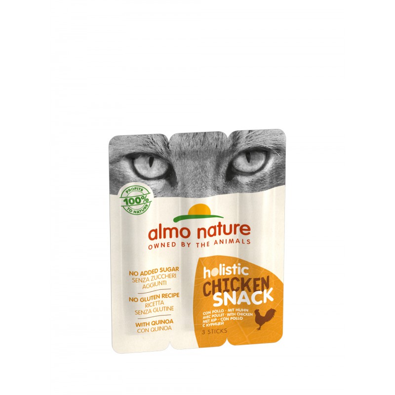 Almo Nature HOLISTIC SNACK For Cats With Chicken, 15g x 12