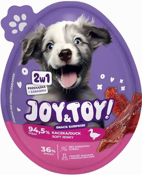 JOY&TOY! Dog Suprise Egg With Duck, 1pcs