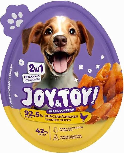 JOY&TOY! Dog Suprise Egg With Chicken, 1pcs