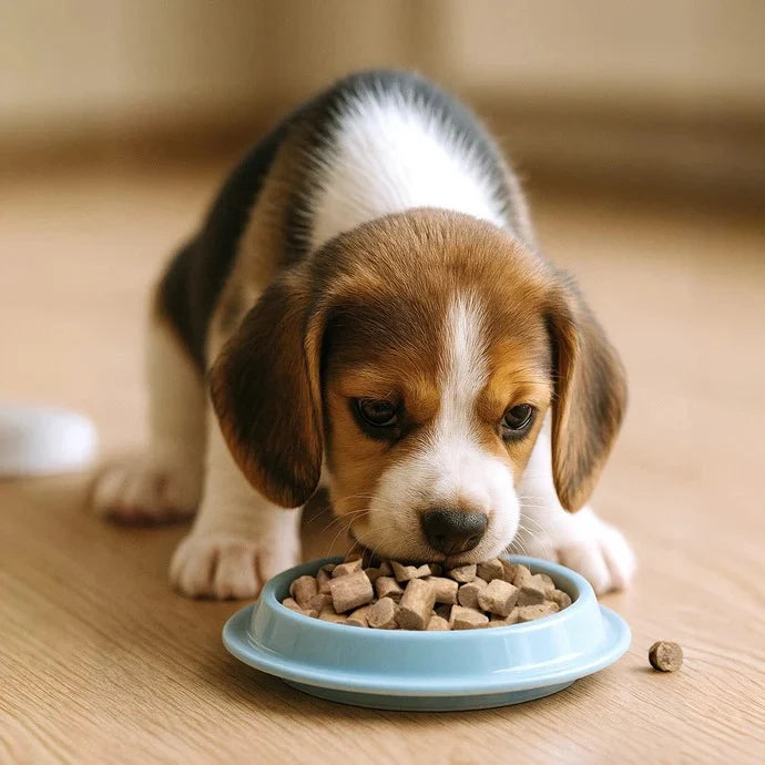 Dr Malou Freeze-Dried Puppy Food with Duck, Goat's Milk & Egg Yolk, 500 g