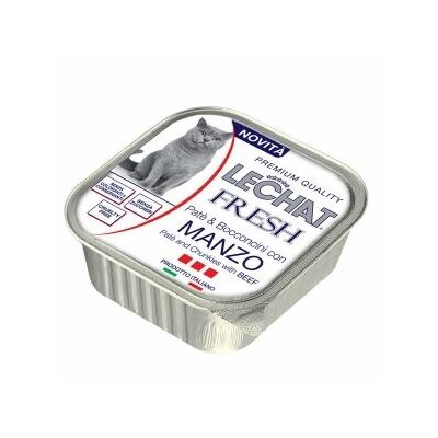 LeChat Fresh beef 100 g Wet Food for Cats