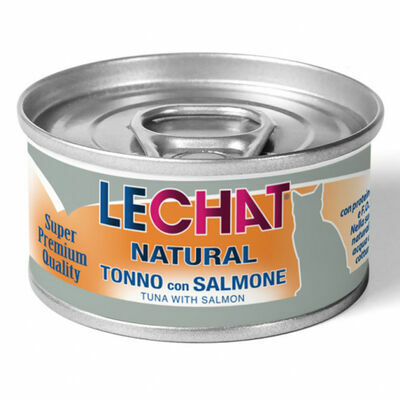 LeChat Natural Tuna with Salmon 80 g Wet Cat Food