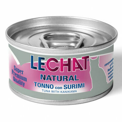 LeChat Natural Tuna with Surimi 80 g Wet Cat Food
