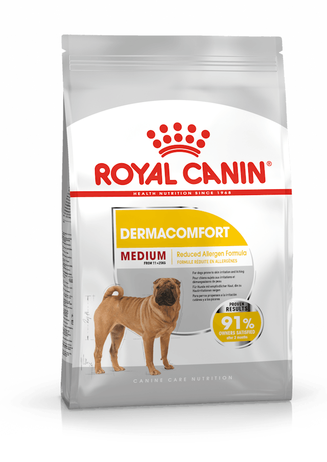 ROYAL CANIN® Medium Dermacomfort Dry Dog Food, 12kg