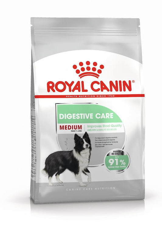 ROYAL CANIN® Medium Digestive Care Sausā barība vidēja izmēra suņiem gremošanas atbalstam, 3kg