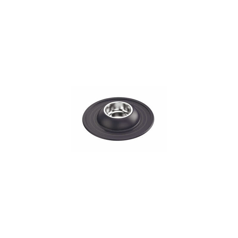Metal bowl with rubber base Volcano INOX d39x6h, assorted colours