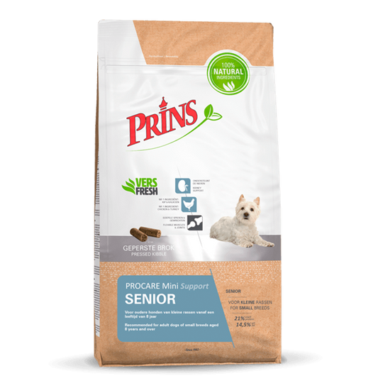 Prins ProCare MINI SENIOR SUPPORT Dry Dog Food With Chicken, 3kg