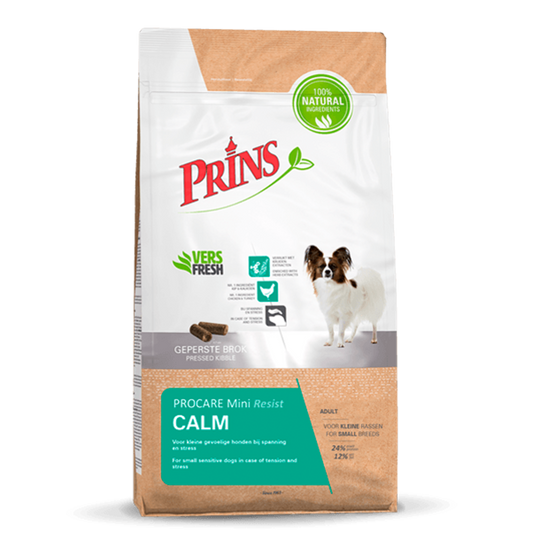 Prins ProCare MINI RESIST CALM, Sausā barība maza izmēra suņiem stresa gadījumos ar vistu, 3kg